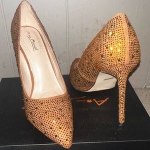 Anne Michelle condition-45 rhinestone heels size 10